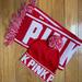 Pink Victoria's Secret Accessories | Nwot Pink Victoria’s Secret Scarf/ Hat Set | Color: Red/White | Size: Os