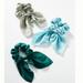 Anthropologie Accessories | Anthropologie Anna Shimmer Hair Scarf Set | Color: Blue/Green | Size: Os