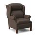 Bradington-Young Chippendale 33" Wide Faux Leather Standard Recliner Fade Resistant in Brown | 43 H x 33 W x 36.25 D in | Wayfair