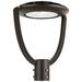 Hokku Designs Alleta Bronze 1 - Light Hardwired Integrated LED Lantern Head Plastic in Brown | 20.69 H x 15 W x 13 D in | Wayfair