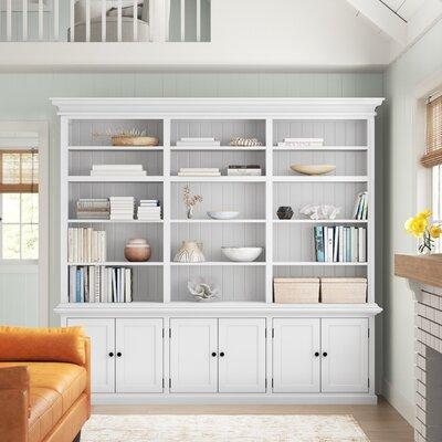 Library Bookcase Wood, Wayfair White Wall Shelves