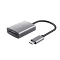 Trust Dalyx Schnelles USB-Kartenlesegerät aus Aluminium mit USB-C-Anschluss, USB-Anschluss 3.2 Gen. 1 mit Anschlusstyp C, (Mikro) SD, SDHC und SDXC bis zu 2 TB, PC, MacBook, Chromebook, Laptop