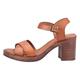 Hush Puppies Women's Georgia Heeled Sandal, Tan, 7 UK