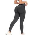 COMFREE Booty Leggings Scrunched Butt Leggeings Yoga Pants Seamless Ruched Sport Leggings Butt Push Up Running Tights High Waist Fitness Leggings Workout Gym for Women