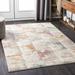 Bargeddie 8'10" x 12' Modern Cream/Light Gray/Medium Gray/Saffron/Rose/Sage/Dusty Pink/Olive/Rust/Brick Red/Rust/Mustard Area Rug - Hauteloom