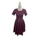 Lularoe Dresses | Lularoe Pink & Grey Fragmented Print Amelia Dress | Color: Gray/Pink | Size: M
