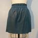 Zara Skirts | Faux Leather Skirt | Color: Blue | Size: S