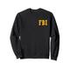 Federal Bureau of Investigation FBI Kostüm Front/Back Print Sweatshirt