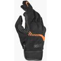 GMS Jet-City Motorradhandschuhe, schwarz-orange, Größe S