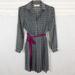 Anthropologie Dresses | Anthro Isabella Sinclair Navy Rugby Shirtdress Xs | Color: Blue/Pink | Size: Xs