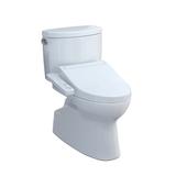 TOTO Vespin II 1.28 GPF (Water Efficient) Elongated Two-Piece Toilet w/ High Efficiency Flush (Seat Included) | 30 H x 17.25 W x 28.5 D in | Wayfair