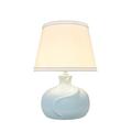 Dovecove 14.5" Table Lamp Ceramic/Fabric in Blue | 14.5 H x 10 W x 10 D in | Wayfair AE712D87831541C681DA7841855F7A33