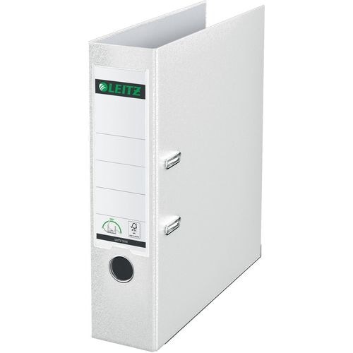 Leitz 180° Breit Ordner DIN A4 82 mm Weiß 2 Ringe 1010 PP (Polypropylen) Glatt Hochformat Image