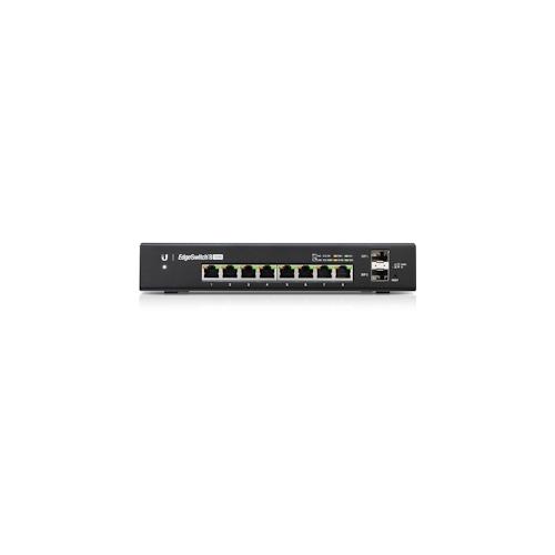 UBIQUITI NETWORKS Ubiquiti ES-8-150W 10-Port PoE+ Edge Switch, 8xPOE+, 2xSFP, Rackmount