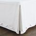 Emma Scalloped Bedskirt - White, Queen - Ballard Designs White Queen - Ballard Designs