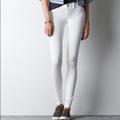 American Eagle Outfitters Jeans | American Eagle Super Super Stretch Jeggings White | Color: White | Size: 2