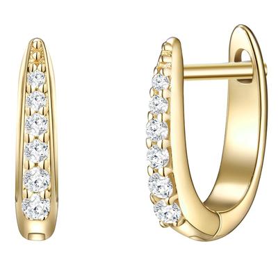 Glanzstücke München Creolen Sterling Silber Zirkonia in Roségold 10,0 mm Damen Image