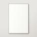 Everly Quinn Carey Metal Sleek & Chic Modern Bathroom Mirror Metal in Gray/White | 36 H x 24 W x 1.25 D in | Wayfair