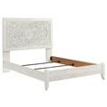 Wildon Home® Janni Platform Bed Wood in White | 58 H x 63 W x 86 D in | Wayfair 25F1E96320BF4208B67A7AC3D36C7BF6