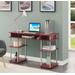 Designs2Go No Tools Student Desk with Shelves - Convenience Concepts 131436CR