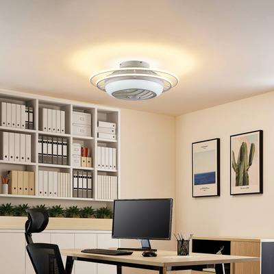 Lindby Ilvie LED-Deckenventilator, weiß