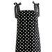 J. Crew Dresses | J. Crew G6366 Tie-Strap Dress In Polka Dot Size 8 | Color: Black/White | Size: 8