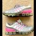 Adidas Shoes | Adidas Bounce Running Shoes - Size 10 Pink Silver | Color: Gray/Pink | Size: 10