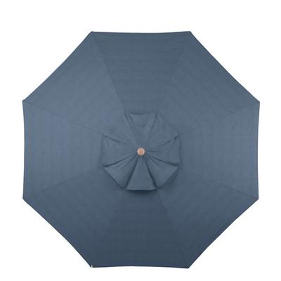 9' Patio Umbrella Replacement Canopy - Canvas Cornflower Sunbrella - Ballard Designs