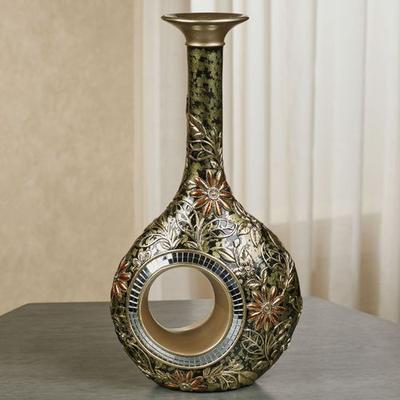 Evangeline Decorative Vase Multi Metallic , Multi Metallic