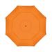 Arlmont & Co. Broadmeade Octagonal Sunbrella Market Umbrella Metal in Orange, Size 110.5 H in | Wayfair 1EA30B1DB1D04BEB8B36FF702117E8D8