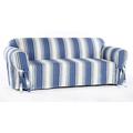 Breakwater Bay Box Cushion Loveseat Slipcover Cotton in Blue | 40 H x 72 W in | Wayfair 20A26419ECF74BDE913AB76790B3636A