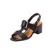 Women's The Simone Sandal by Comfortview in Black (Size 9 M)