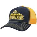 Stetson Firewalkers Trucker Cap Men - Baseball mesh Snapback, with Peak, Lining, Lining Summer-Winter - One Size Blue-Yellow