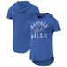 Men's Fanatics Branded Heathered Royal Buffalo Bills Field Goal Tri-Blend Hoodie T-Shirt