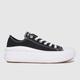 Converse move ox trainers in black