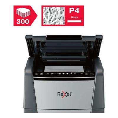 Rexel Aktenvernichter »Optimum AutoFeed+ 300X« grau, 23x80.6x46.5 cm Image