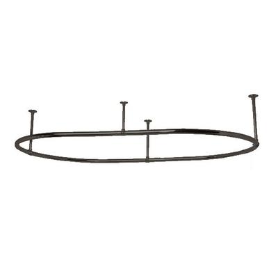 Randolph Morris Clawfoot Tub Oval Shower Enclosure - 30 X 54 Inch RMO30X54-ORB