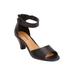 Women's The Fallon Sandal by Comfortview in Black (Size 7 1/2 M)