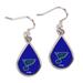 WinCraft St. Louis Blues Tear Drop Dangle Earrings