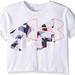 Under Armour Shirts & Tops | Girl's Under Armour Cropped Graphic Tee | Color: Blue/White | Size: Sg