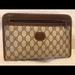 Gucci Bags | Authentic Gucci Gg Canvas Cosmetic/Clutch Bag | Color: Brown/Tan | Size: Length 10.5 In Height 8in Width 2.5in