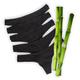 Bamboo Underwear Women - 3 or 5 Pack - Womens Organic Bamboo Thongs - b.WR - Black - S