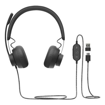 Logitech Headset »Zone Wired Microsoft Teams« schwarz