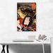 ARTCANVAS The Actor by Utagawa Kuniyoshi - Wrapped Canvas Print Canvas in Black/Red | 26 H x 18 W x 0.75 D in | Wayfair KUNIYO28-1S-26x18