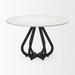 Ivy Bronx Sharpton 48" Pedestal Dining Table Metal in Black | 30.25 H x 48 W x 48 D in | Wayfair 5C816BD09DDF40BCA061C917C0FEDE6E