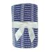 Evette Rios Striped Fringed Woven Cotton Throw Blanket Cotton in Gray/Blue/Indigo | 50 W in | Wayfair THROW81179BLU4250