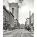 Ebern Designs Madison Avenue, Historic Memphis - Wrapped Canvas Photograph Print Canvas, Solid Wood in Black/White | 24 H x 20 W x 1.5 D in | Wayfair