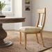 Birch Lane™ Veronica Dining Chair Wood/Upholstered/Fabric in Brown | 40 H x 22.5 W x 24 D in | Wayfair 7F57A6D620934DECBE2D061021071706