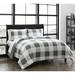 Gracie Oaks Aamar Reversible Comforter Set Polyester/Polyfill/Microfiber in Gray | Queen Comforter + 6 Additional Pieces | Wayfair