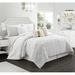 Red Barrel Studio® Ashonna Comforter Set Polyester/Polyfill/Microfiber in White | Queen Comforter + 6 Additional Pieces | Wayfair